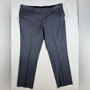 Brand New Coppley 43W 100% Reda 1865 Wool Super 150’s Charcoal Trousers